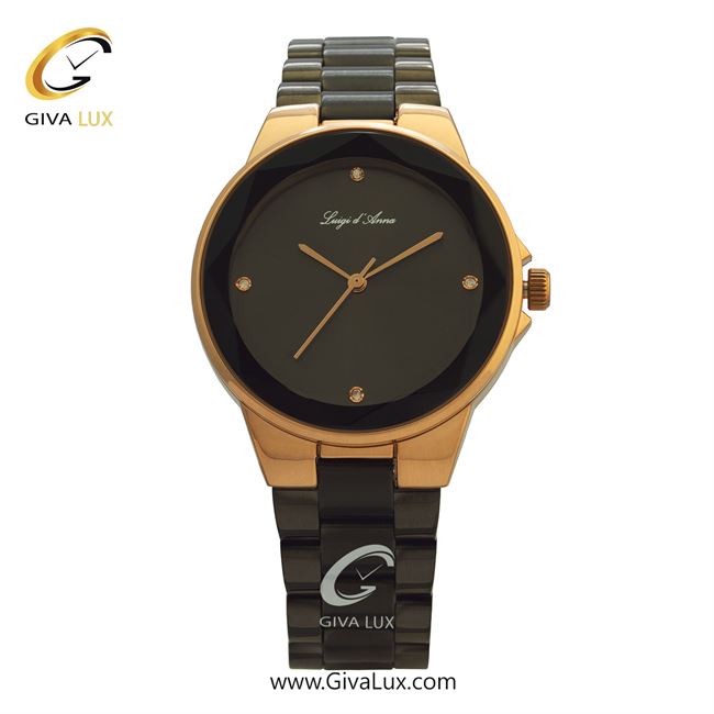 ساعت مچی اورجینال زنانه LdA رزگلد | مشکی| مشکی| کد رفرنس 2392